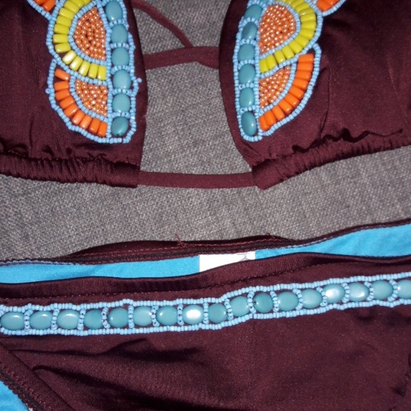 NWT beaded bikini - Picture 3 of 3